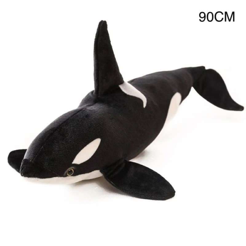 Promo Paus Orca Boneka Guling Lembut Hewan Paus Besar Hewan Laut Ukuran