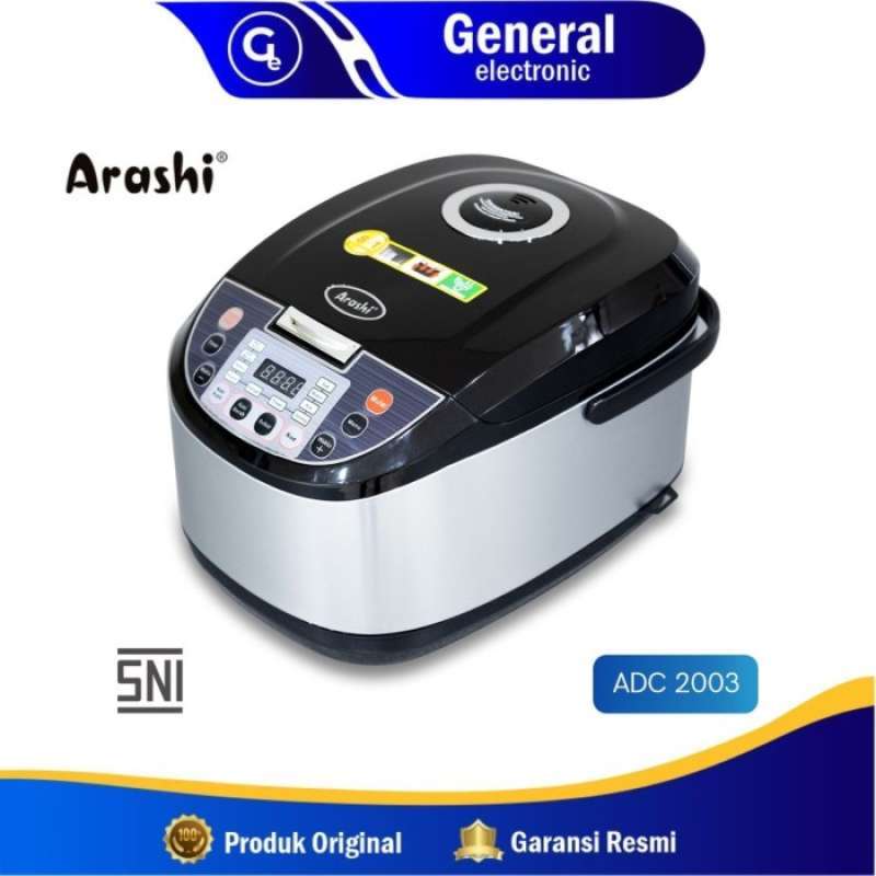 Promo Rice Cooker Digital Arashi Adc 2003 Magic Com Digital 2l 450w ...