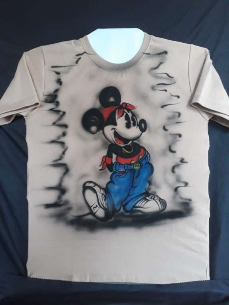 Jual Baju Airbrush Mickey Mouse pria wanita L Abu abu Di Seller Winter Cengkareng Timur Kota Jakarta Barat Blibli