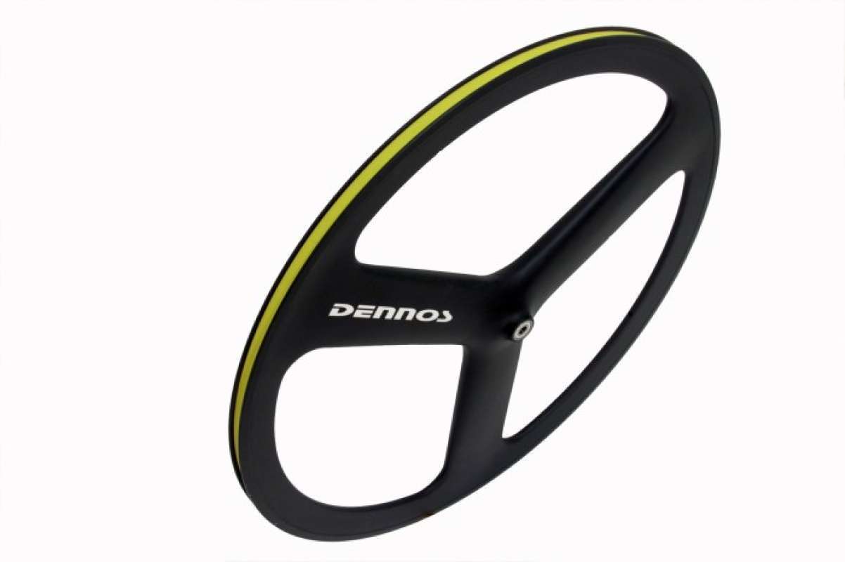 PROMO DENNOS FIXIE FIXED GEAR WHEEL 3 SPOKES FRONT