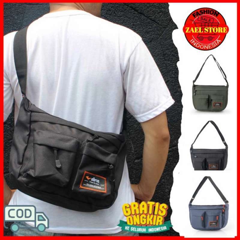Promo Tas Sling Bag Waterproof Selempang Pria Outdoor Original Murah Keren Navy Hitam Diskon 10 Di Seller Al3xa 3xpress Cibangkong Kota Bandung Blibli