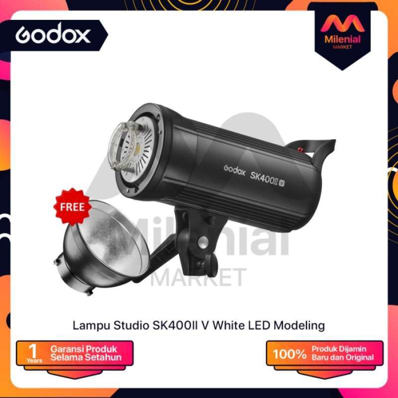 Promo Godox Sk400ii-v Studio Flash With Led Modeling Lamp Sk400v ...