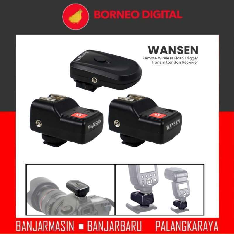 Jual Wansen Remote Wireless Flash Trigger Transmitter Dan Receiver