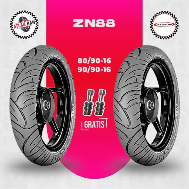 Jual Paket Ban Tubles Motor Skywave Zeneos Zn88 80/90 - 90/90 Ring