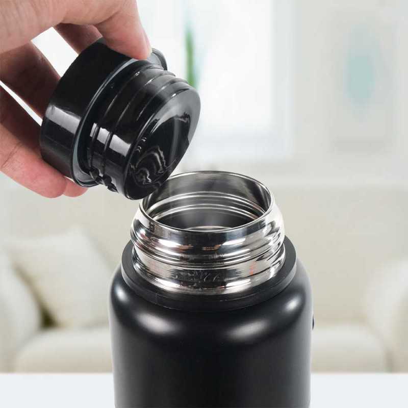 Jual Botol Minum Termos Air Panas Dingin Double Wall Stainless Steel 1l ...