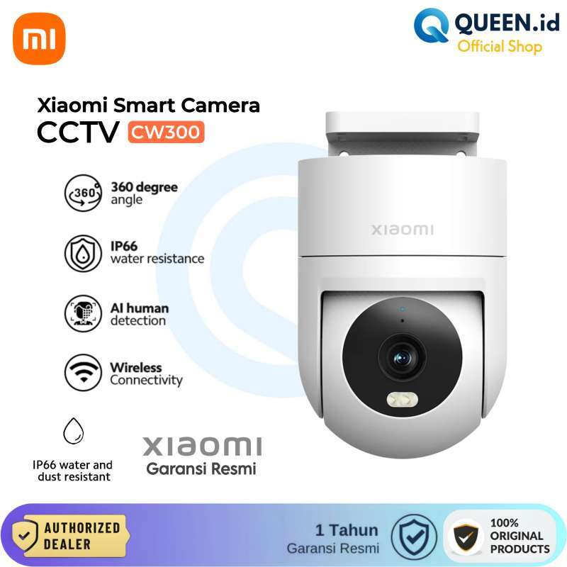Xiaomi CW300 Smart Camera IP WiFi CCTV Outdoor IP66 Waterproof Kamera  CW300 Ultra Clear
