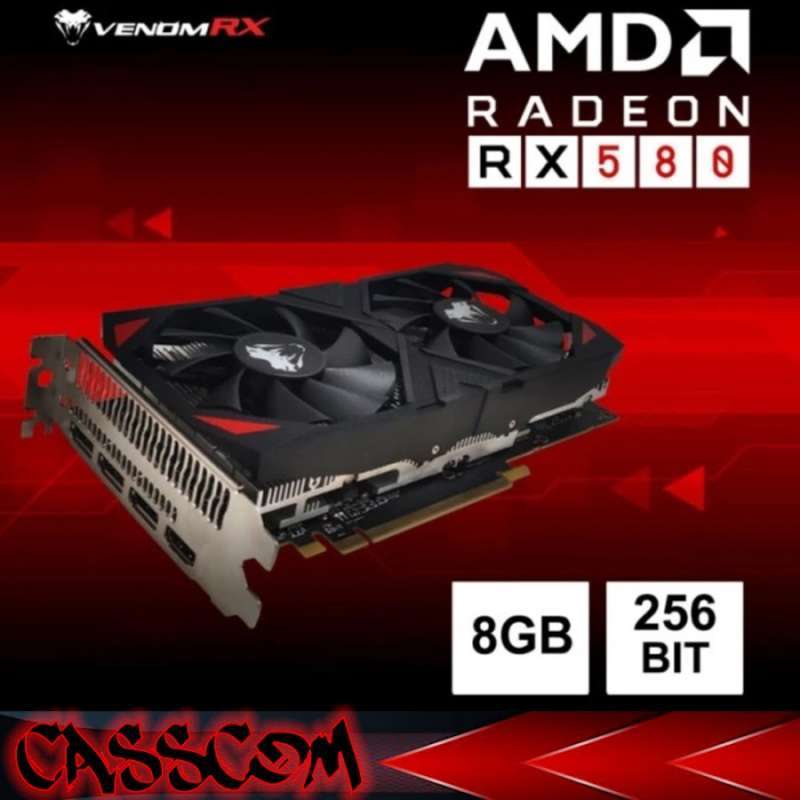 Jual Venomrx Radeon Rx 580 8gb Gddr5 256bit Vga Venom Rx Rx580 8 Gb Ddr5 Di Seller Casscom Srengseng Sawah 2 Kota Jakarta Selatan Blibli