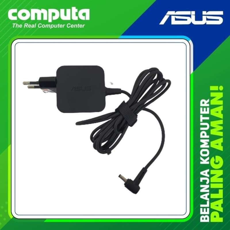 Adaptor Charger Laptop Asus Original 19V dengan Daya 33W, Ukuran Colokan 4.0 X 1.35mm, dan Garansi 3 Bulan, untuk Pengguna Asus F201E dan F202E