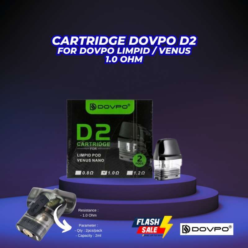 Dovpo D2 Replacement Pods For Limpid / Venus Nano Plus Authentic D2  Cartridge For Limpid Venus Voopoo (1pcs Dovpo D2 Replacement Pods For Limpid  / Venus Nano 2