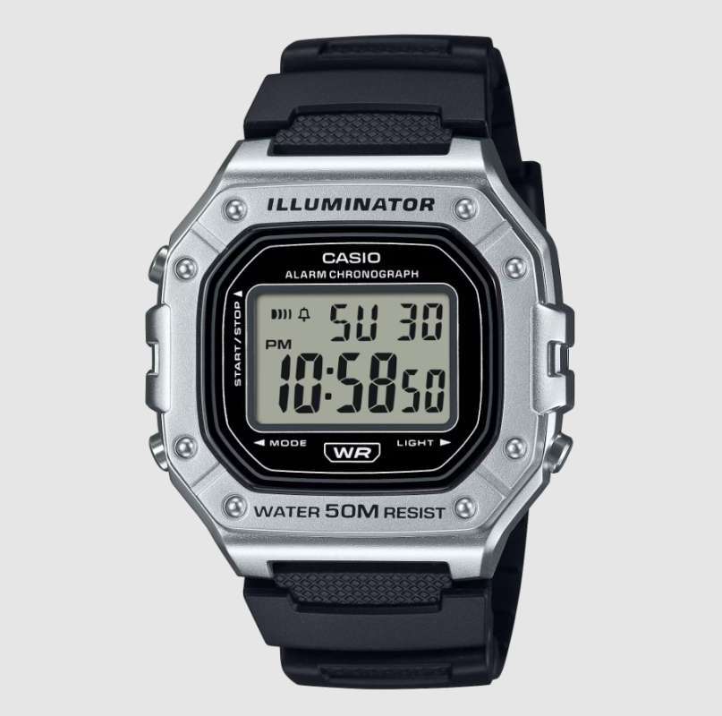 Jam Tangan Pria Casio Original/Jam Tangan Casio Pria/Jam Casio Original/Jam  Casio Pria/ W218HM