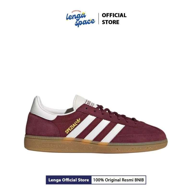 Sepatu Sneakers Pria Adidas handball spezial men's sneakers shoes red  (JH5439) Original