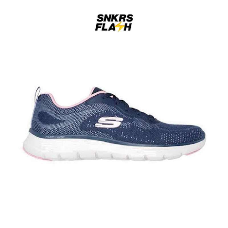 Promo Sepatu Training Wanita Skechers Sport Flex Appeal Navy