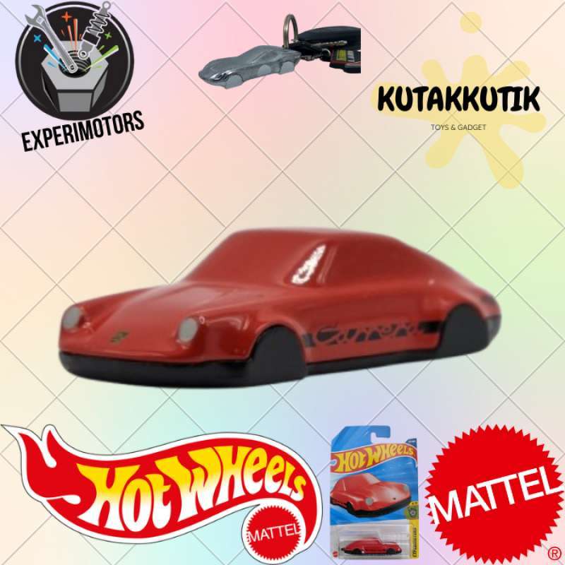 Jual Hot Wheels Gantungan Keychain Clip Kunci Porsche 911 Carrera