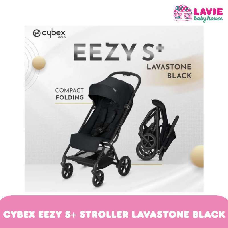 Promo Cybex Eezy S+ Stroller – Lavastone Black Stroller Bayi
