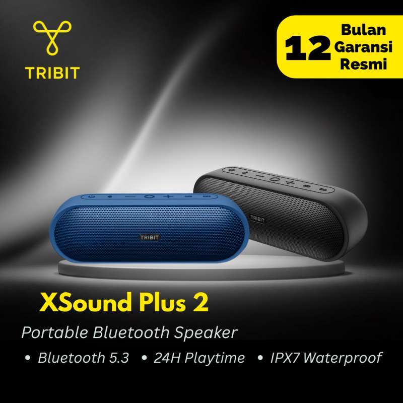 Tribit XSound Plus Portable Bluetooth Speaker 30W XBass IPX7 Waterproof  24H Mic Bluetooth