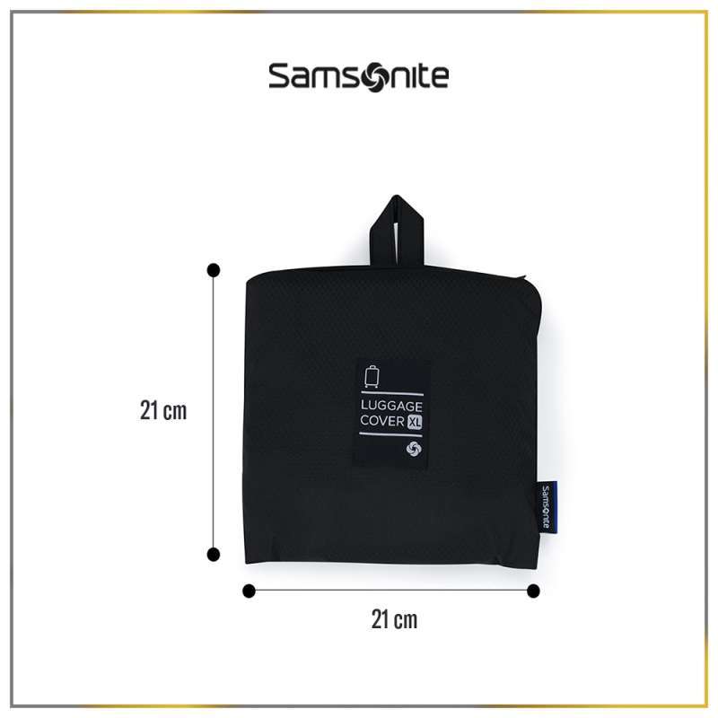 Jual Samsonite Travel Essentials Foldable Luggage Cover Xl Black