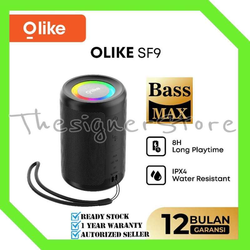 Promo Olike Sf9 Speaker Bluetooth Led Light Hd Audio Stereo Bass