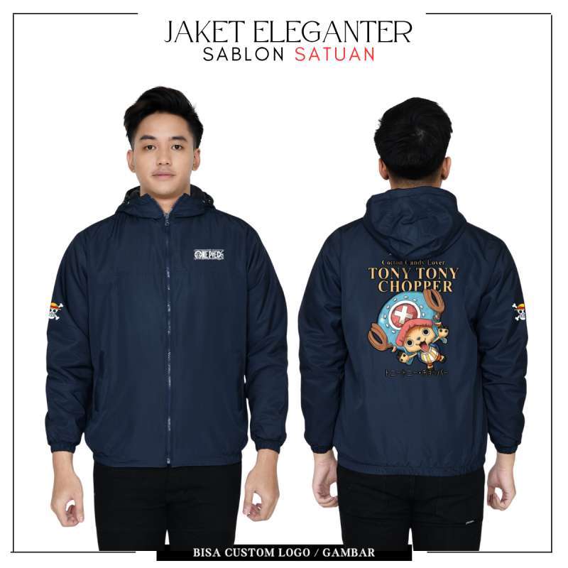 Jaket One Piece Custom Tony Tony Chopper Parasut Wp Unisex