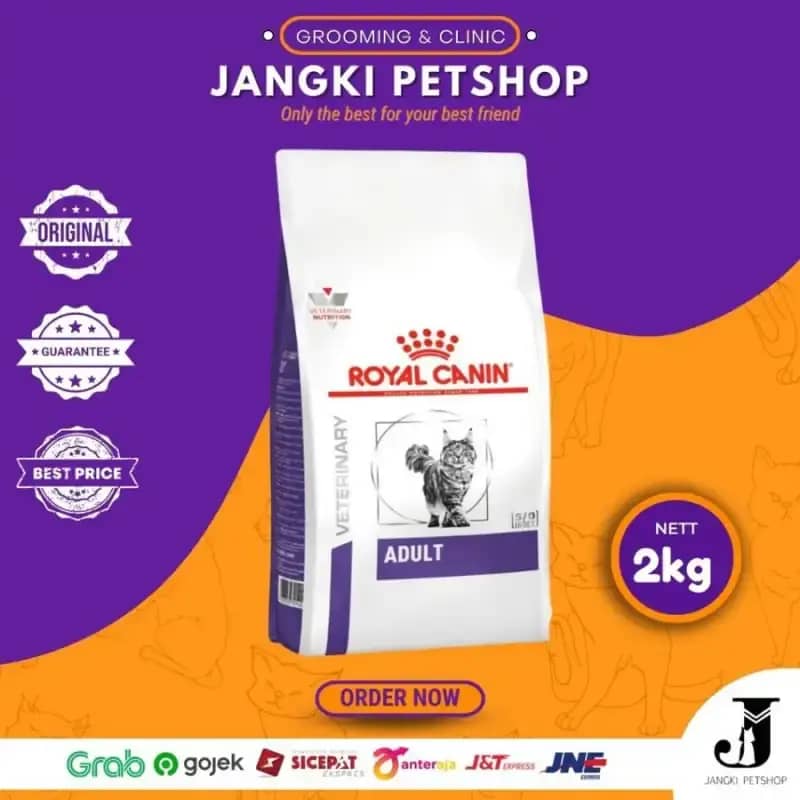 Royal Canin Feline Vet Care Nutrition Adult Cat Food 2kg makanan kucing