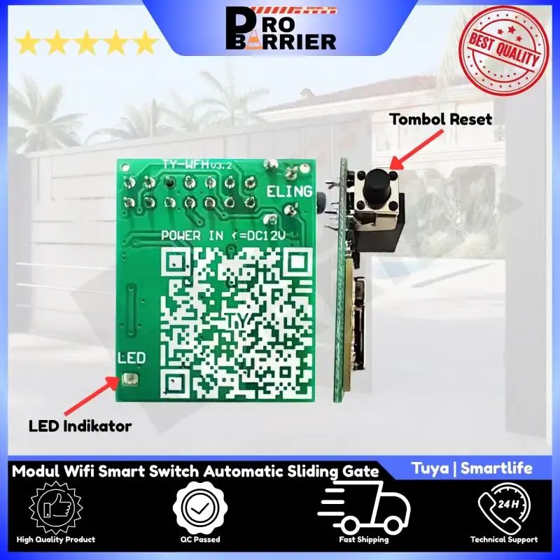 Jual Modul Smart Switch Wifi Chip Automatic Sliding Gate Protech Dan ...