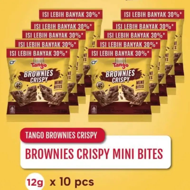 Promo Tango Brownies Crispy Mini Bites [10pcs/renteng] Diskon 25% Di ...