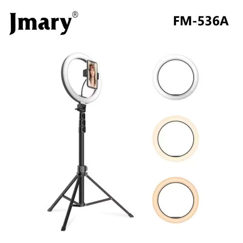 Jmary FM-536A 10 Inch Ring Light Kit Ring Light Tripod Ring Light Selfie