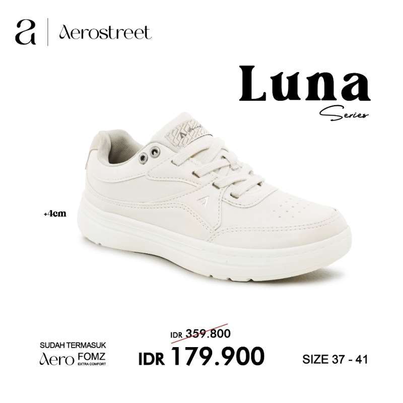 Promo Aerostreet 37-41 Luna Natural Natural Natural Sepatu