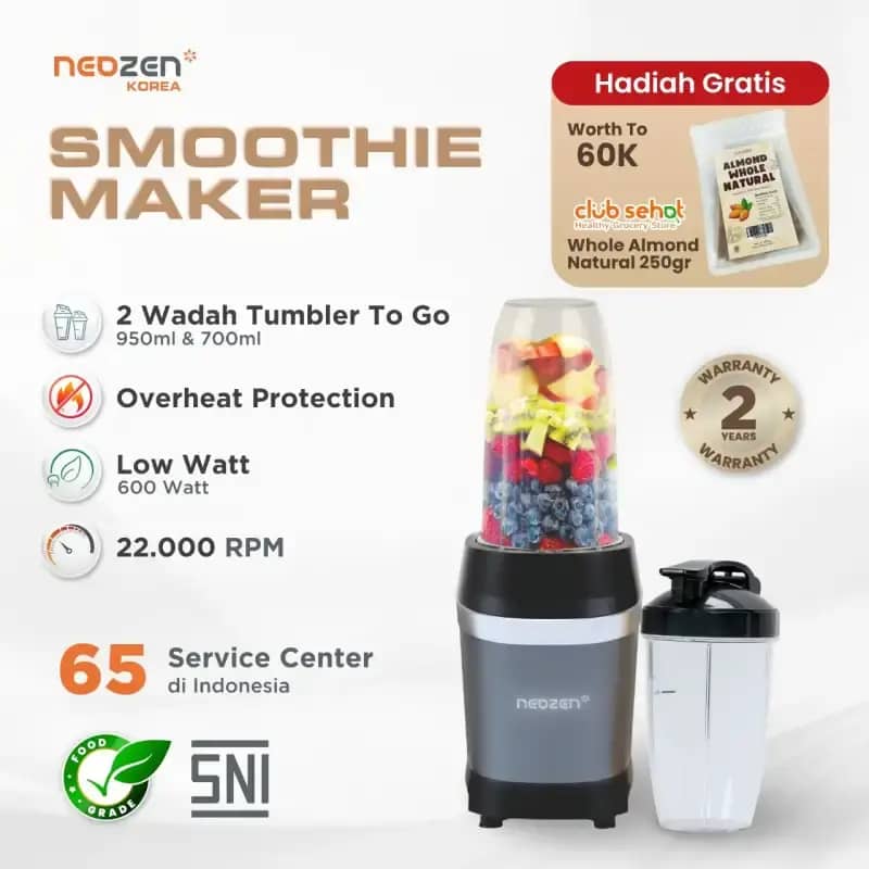 Promo Neozen Multifunctional Blender Smoothie Maker Titanium Blade