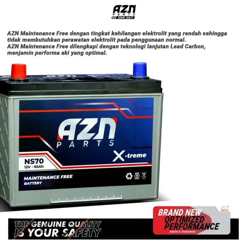 Jual Aki Kering (maintenance Free) Azn Ns40z - Premium Di Seller
