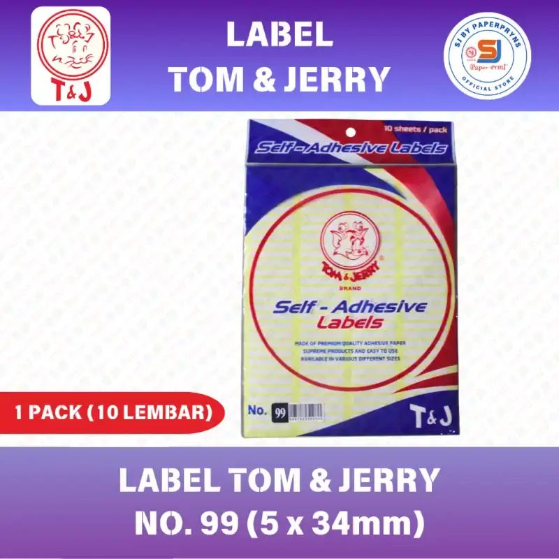 Sticker Label No. 99 Jual Kertas Label 99 1 Pack 🏷️ Original Terbaru, Terlengkap, & Harga ...