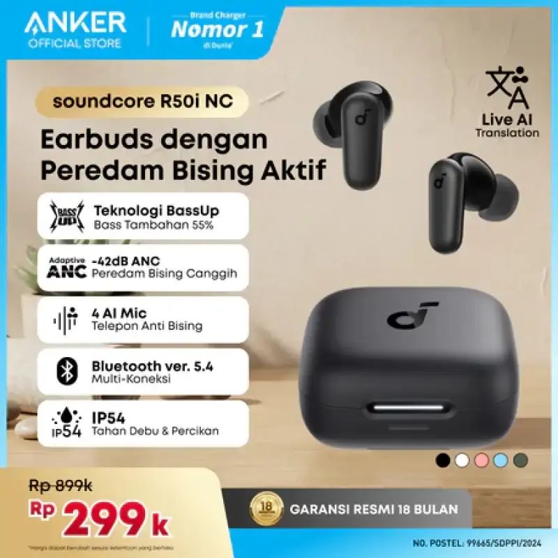 Anker Soundcore R50 I 🔥 - Terlengkap Harga Terbaru Juni 2026