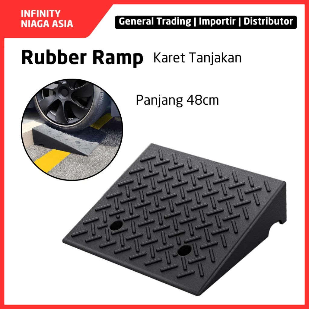 Tanjaklan Ramp Jual Inads Safety Rubber Ramp Tanjakan Mobil / Tanjakan Karet Rubber ...