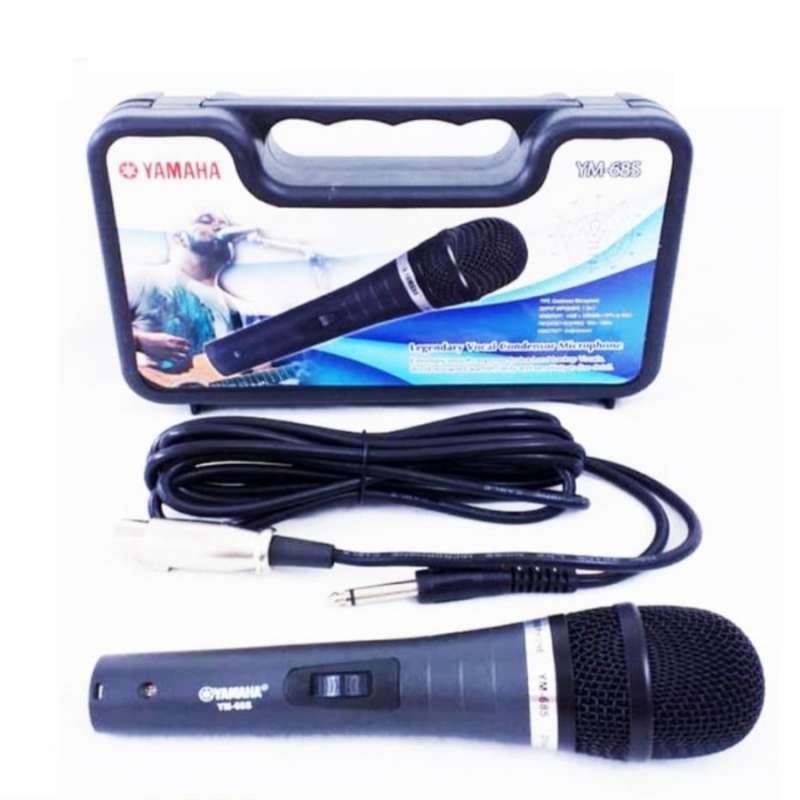 Jual Yamaha Ym 68s Microphone Vokal Profesional Mic Kabel Karaoke Di