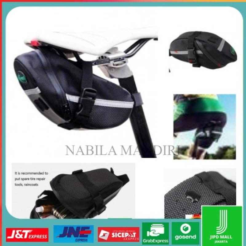 Promo Tas Sepeda Jok Sadel Frame Waterproof Bike Rear Pouch Bag