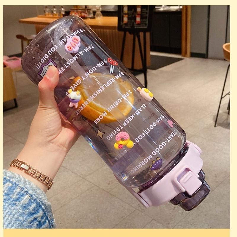 Jual Botol Minum 2 Liter Motivasi Korea Gradasi / Bening Bpa Free ...