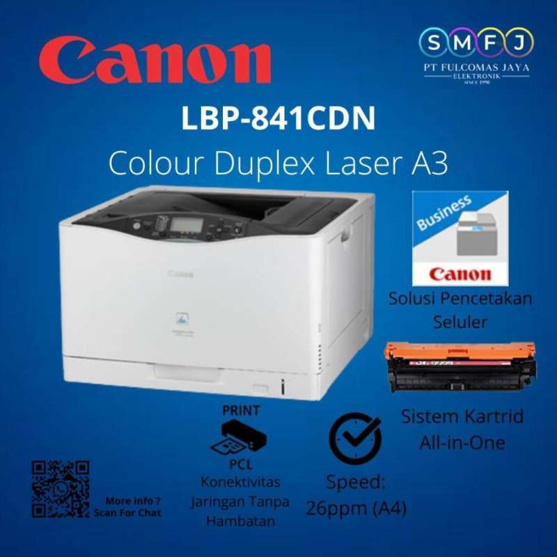 Jual Printer Canon A3 Laser Colour LBP 841CDN Original Colour