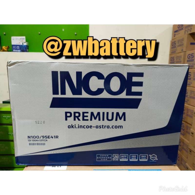 Jual Aki Genset Incoe Premium Astra N100 Aki Basah 12V / 100Ah di