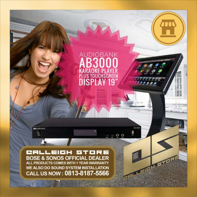 Promo Audiobank Ab3000 Karaoke Player Plus Touchscreen Display 19 Ab