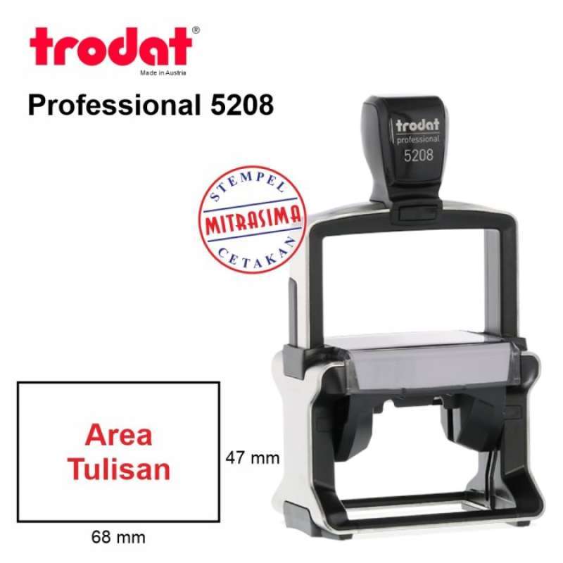 Jual Stempel Trodat 5208 ( Stempel Trodat Professional Model Persegi ...