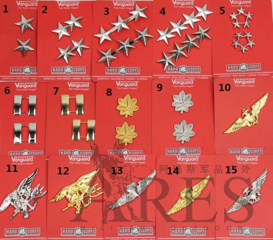 promo-ww2-us-army-officer-uniform-star-general-rank-insignia-metal