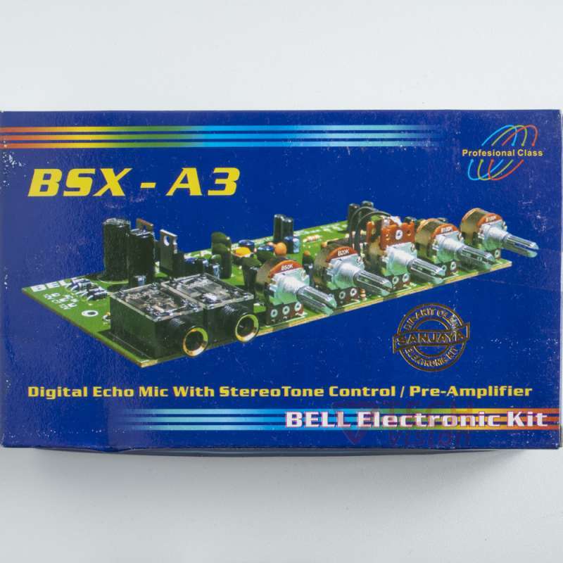 Jual Kit Digital Echo PreAmplifier Tone Control BSX-A3 Sanjaya BGR