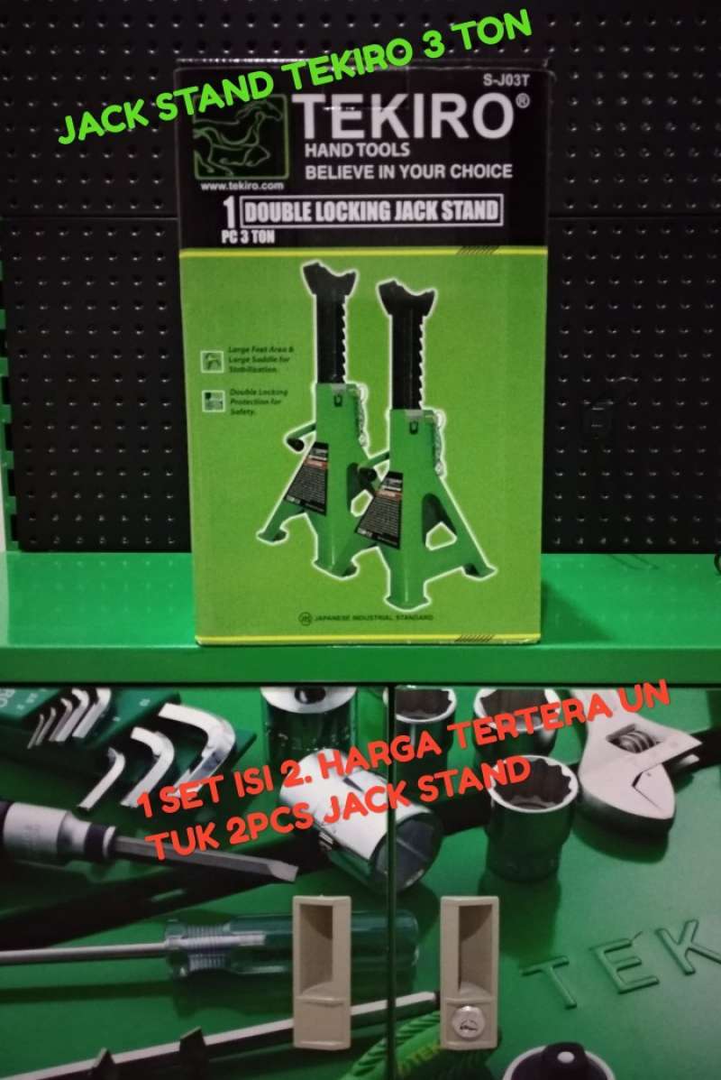 Promo Jack Stand Tekiro 3 Ton / Jack Stand Tekiro 3 Ton Diskon 29 di
