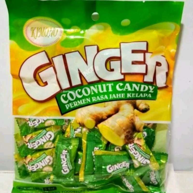 Promo Permen kimono ginger coconut candy / permen kimono jahe kelapa