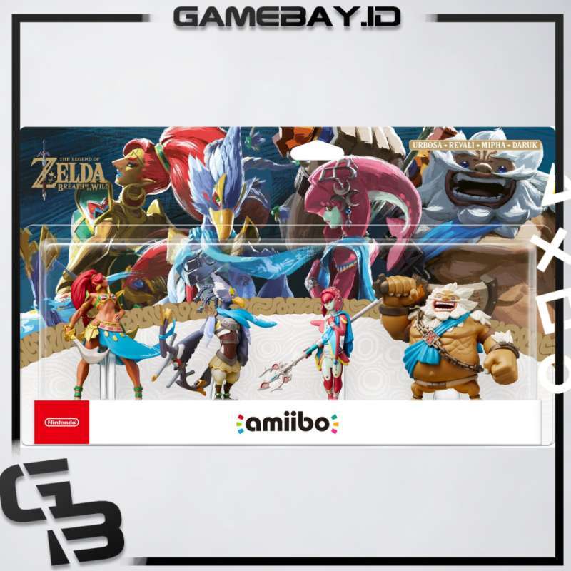 Jual Amiibo The Champions 4 in 1 The Legend of Zelda Breath of the