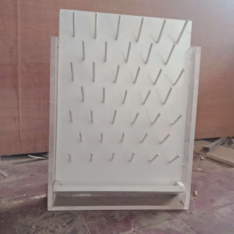 Jual Drying Rack Laboratorium Rak Pengering Glassware Besi Cat Epoxy Di