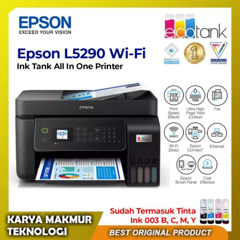 Promo Epson L5290 WiFi All In One Ink Tank Printer with ADF ...