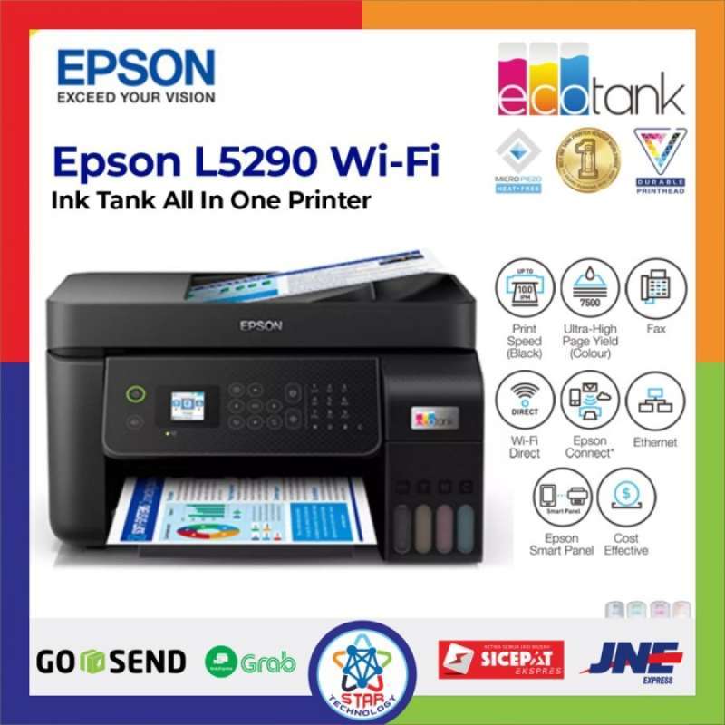 Promo Epson L5290 WiFi All In One Ink Tank Printer with ADF ...
