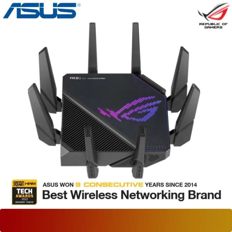 ASUS ROG Rapture GT-AX11000 Pro Tri-Band WiFi 6 Gaming Router, 2.5G - View #8