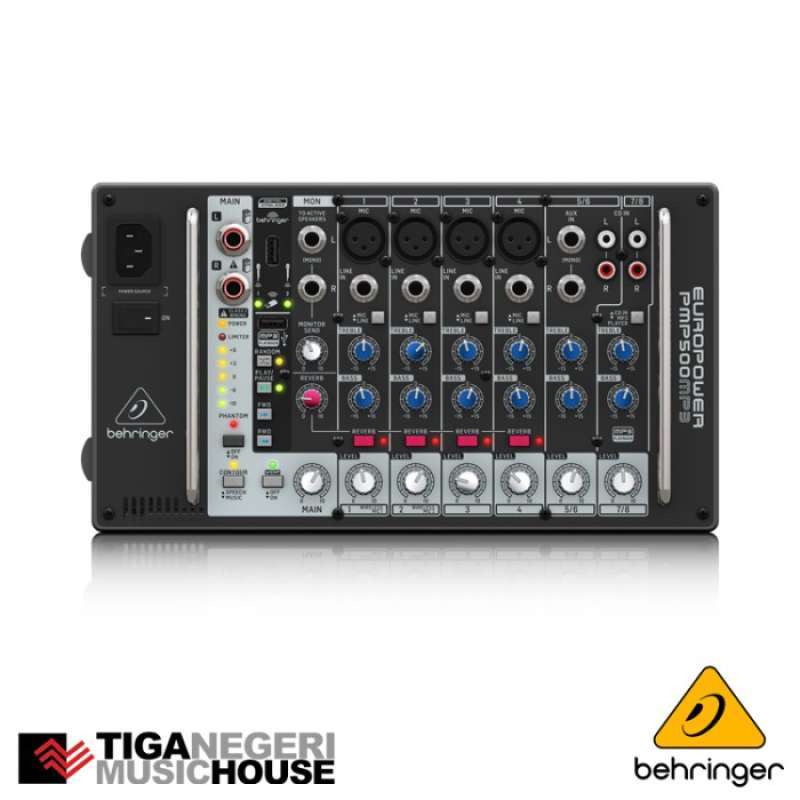 Promo Behringer EUROPOWER PMP500MP3 Power Mixer 8 Channel with MP3
