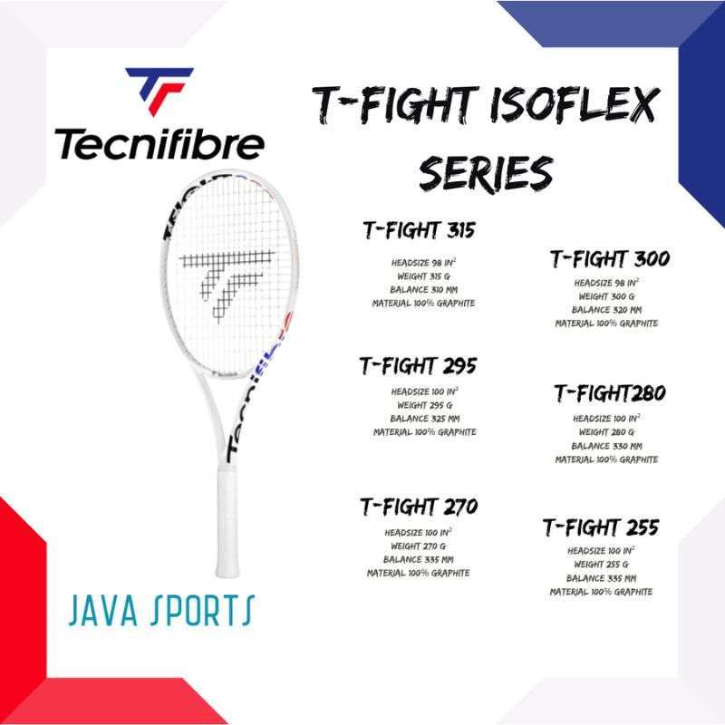 Raquette Tennis Tecnifibre T-Fight 315 Isoflex - Sports Raquettes